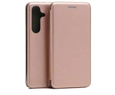 Beline Book Magnetic Samsung Galaxy S24 S921 dėklas telefonui rožinio aukso spalvos