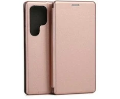 Beline Book Magnetic Samsung Galaxy S24 Ultra S928 dėklas telefonui rožinio aukso spalvos
