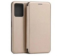Beline Book Magnetic Xiaomi Redmi Note 12 5G dėklas telefonui aukso spalvos