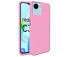 Beline dėklas Candy Realme C30 Light rožinės spalvos