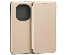 Beline Dėklas Book Magnetic Redmi Note 14 Pro+ 5G auksinis