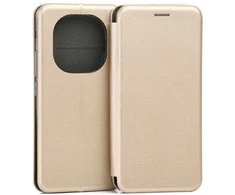 Beline Dėklas Book Magnetic Redmi Note 14 Pro 5G aukso spalvos