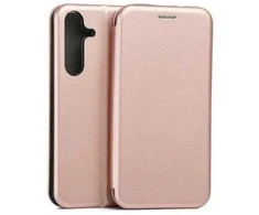 Beline Dėklas Book Magnetic Samsung S25 Plus Rose aukso spalvos