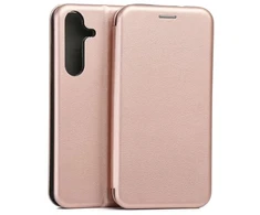 Beline Dėklas Book Magnetic Samsung S25+ Rose Gold