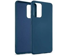 Beline dėklas Silicone iPhone 12 Pro Max 6,7" mėlynos spalvos