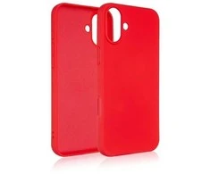 Beline Silikoninis Apple iPhone 16 6.1" dėklas telefonui raudonos spalvos