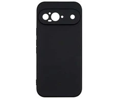 Beline silikoninis Google Pixel 9 dėklas telefonui juodos spalvos