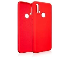Beline Silikoninis Motorola Moto E20 dėklas telefonui raudonos spalvos