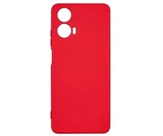 Beline silikoninis Motorola Moto G24 dėklas telefonui raudonos spalvos