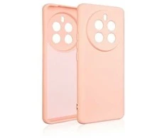 Beline Silikoninis Realme 12 Pro dėklas telefonui rožinio aukso spalvos