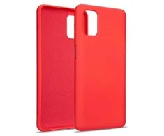 Beline Silikoninis Samsung Galaxy M51 M515 dėklas telefonui raudonos spalvos