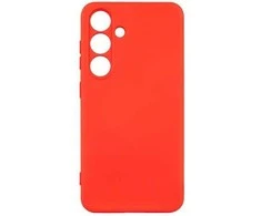 Beline Silikoninis Samsung Galaxy S24 S921 dėklas telefonui raudonos spalvos