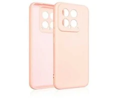 Beline Silikoninis Xiaomi 14 dėklas telefonui rožinio aukso spalvos