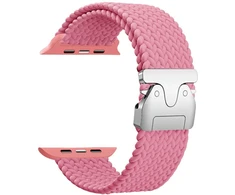 Beline Woven Nylon Parachute apyrankė for Apple Watch 38/40/41mm rožinės spalvos