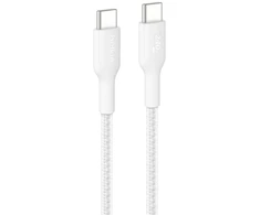 Belkin BoostCharge Pro pintas USB-C į USB-C laidas – 1 metras – baltas