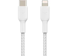 Belkin Boost↑Charge™ pintas Lightning į USB-C laidas – 2 metrai – Baltas