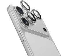 Benks Apsauginis stiklas DR Sapphire Lens Protector on camera skirtas Apple iPhone 17 Pro/17 Pro Max (lens 3 vnt) sidabrinis