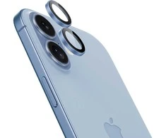 Benks Apsauginis stiklas Glass Warrior Lens Protector on camera skirtas Apple iPhone 17 (lens 2 vnt) light mėlynas