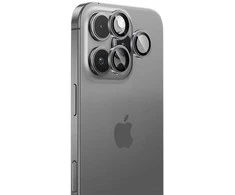 Oem Benks Apsauginis stiklas Glass Warrior Lens Protector telefonui skirtas Apple iPhone 16 Pro/16 Pro Max (objektyvui 3 vnt) sidabrinis