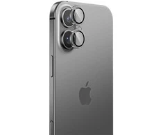 Oem Benks Apsauginis stiklas Glass Warrior Lens Protector telefonui skirtas Apple iPhone 16/16 Plus (objektyvui 2 vnt) sidabrinis titan