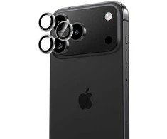 Oem Benks Apsauginis stiklas Glass Warrior Metal Lens Protector telefonui skirtas Apple iPhone 17 Pro/17 Pro Max (objektyvui 3 vnt) juodas