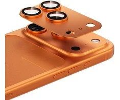 Benks Apsauginis stiklas Glass Warrior Metal Integrated Lens Protector (C070) skirtas Apple iPhone 17 Pro Max (lens 3 vnt) oranžinės spalvos