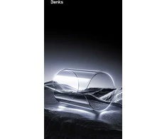 Oem Benks apsauginis stiklas Glass Warrior Sapphire Coating (LS65) skirtas Apple iPhone 16 Pro Max juodos spalvos (Thin Edge)