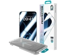 Benks apsauginis stiklas Ultra Shield Privacy Glass (FK66) skirtas Apple iPhone 16 Pro Max juodos spalvos
