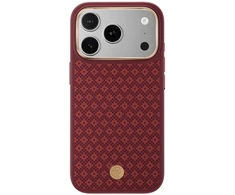 Benks Dėklas Magnetic Armor Pro Armor Grid Kevlar Metal Frame 600D (C.K.FL.AP.RD.B072) skirtas Iphone 18 Pro/17 Pro raudonas (Camera Control Button)