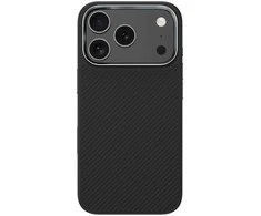 Benks Dėklas Magnetic Armor Pro Kevlar Metal Frame 600D (A069) skirtas Apple iPhone 17 Pro juodos spalvos (Camera Control Button)