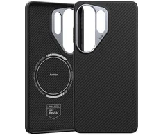 Benks dėklas Magnetic Armor Pro Kevlar Metal Frame 600D (G050) skirtas Samsung Galaxy S26 Ultra juodos spalvos