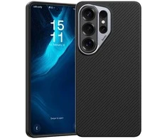 Benks dėklas Magnetic Armor Pro Kevlar Metal Frame 600D (G050) skirtas Samsung Galaxy S26 Ultra juodos spalvos