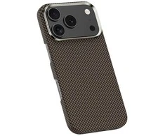 Benks Dėklas Magnetic Armor Tint Kevlar 1000D (0069) skirtas Apple iPhone 17 Pro aukso spalvos