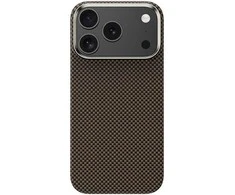 Benks Dėklas Magnetic Armor Tint Kevlar 1000D (0069) skirtas Apple iPhone 17 Pro aukso spalvos