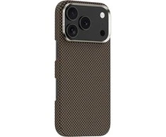 Benks Dėklas Magnetic Armor Tint Kevlar 1000D (0069) skirtas Apple iPhone 17 Pro aukso spalvos