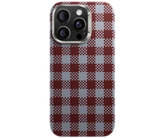Benks Dėklas Magnetic Armor Vichy Kevlar (RF65) skirtas Apple iPhone 16 Pro raudonos spalvos