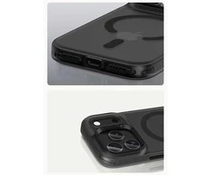 Benks Dėklas Magnetic Lucid Armor (0067) skirtas Apple iPhone 17 juodos spalvos (Camera Control Button)
