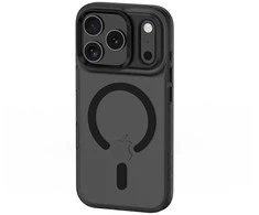 Benks Magnetic Lucid Armor dėklas (0070) skirtas Apple iPhone 17 Pro Max juodos spalvos (Camera Control Button)