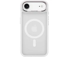 Benks Dėklas Magnetic Mist Metal Frame (0068) skirtas Apple iPhone 17 Air balta (Camera Control Button)