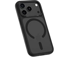 Benks Dėklas Magnetic Mist Metal Frame (0068) skirtas Apple iPhone 17 Air juodos spalvos (Camera Control Button)