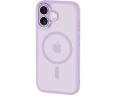 Benks dėklas Magnetic Mist Metal Frame (A067) skirtas Apple iPhone 17 violetinės spalvos (Camera Control Button)