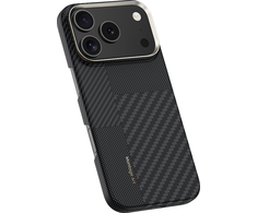 Benks Dėklas Montage Magnetic Armor Air Kevlar Metal Frame 600D+1500D (MB70) skirtas Apple iPhone 17 Pro Max juodos spalvos