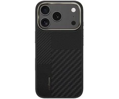 Benks Dėklas Montage Magnetic Armor Pro Kevlar Metal Frame 600D+1500D (MA70) skirtas Apple iPhone 17 Pro Max juodos spalvos (Camera Control Button)