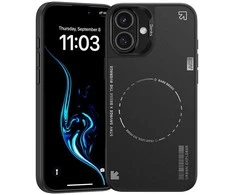 Oem Benks Dynamic Minimalist dėklas skirtas Apple iPhone 16 juodos spalvos