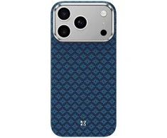 Benks Magnetic Armor Air Armor Grid Kevlar dėklas Metal Frame 600D (0070) skirtas Apple iPhone 17 Pro Max mėlynas