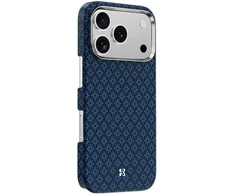 Benks Magnetic Armor Air Armor Grid Kevlar dėklas Metal Frame 600D (0069) skirtas Apple iPhone 17 Pro mėlynas