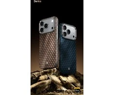 Benks Magnetic Armor Air Armor Grid Kevlar dėklas Metal Frame 600D (A067) skirtas Apple iPhone 17 auksinis