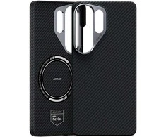 Benks Magnetic Armor Air Kevlar dėklas Metal Frame 600D (J050) skirtas Samsung Galaxy S26 Ultra juodas