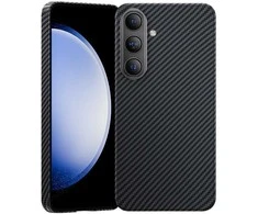 Benks Magnetic Armor Air Kevlar dėklas Metal Frame 600D skirtas Samsung Galaxy S24 juodos spalvos
