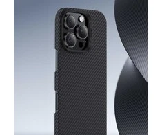 Benks Magnetic Armor Air Kevlar dėklas PC Frame 600D Apple iPhone 16 Plus juodos spalvos